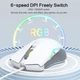 Игровая компьютерная мышь проводная ONIKUMA CW908 RGB подсветка white - изображение 6