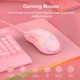 Игровая компьютерная мышь проводная ONIKUMA CW907 RGB подсветка pink - изображение 8