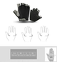 Велоперчатки без пальців Rogtoy M Black (PH050384) - зображення 3