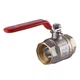 Кран шаровый прямой Solomon 1 1/2" с внутренней резьбой КР PN40 В1001 - изображение 2