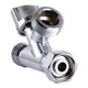 Кран шаровый с прижимной гайкой ARCO CONECTA 1/2"х1/2"х3/4" 280020 - изображение 3