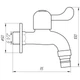 Кран кульовий поливальний PROFESSIONAL 1/2" NV-QP3003 SUS304 - зображення 3