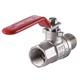 Кран шаровый прямой SELBA 1/2 с наружной-внутренней резьбой КР SL1505 - изображение 1