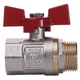 Кран шаровый прямой PROFESSIONAL 1" с наружной-внутренней резьбой КБ PN40 QP152 - изображение 2