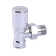 Кран вентильний кутовий з американкою Solomon 1/2" Chrome 1845 - зображення 2
