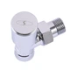 Кран вентильний кутовий з американкою Solomon 1/2" Chrome 1845 - зображення 3