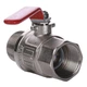 Кран шаровый прямой SELBA 1 1/4" с наружной-внутренней резьбой КР SL1505 - изображение 1