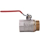 Кран шаровый прямой PROFESSIONAL 2" с наружной-внутренней резьбой КР PN40 QP152 - изображение 2