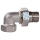 Сгон американка угловая Solomon 1/2" никель 1600 - изображение 3