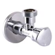 Кран вентильный угловой ARCO 1/2"х 3/4(+3/8") ZENIT Z0915 REGULA, Кран вентильный угловой - изображение 1
