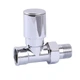 Кран вентильний прямий з американкою Solomon 1/2" chrom 1865 - зображення 1