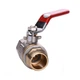Кран шаровый прямой PROFESSIONAL 3/4" с наружной-внутренней резьбой КР PN40 QP152 - изображение 3