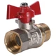 Кран кульовий прямий WATER VALVE 1/2" із зовнішнім-внутрішнім різьбленням КБ NV-V Q002 - зображення 2