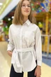 Рубашка Lajudy 152 см Белый (2125000785097) - изображение 1