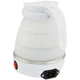 Дорожный чайник силиконовый складной дисковый маленький Kettle Белый - изображение 3