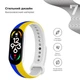 Ремінець Armorstandart New Style для Xiaomi Mi Band 7/6/5 Blue-Yellow (ARM61907) - изображение 3