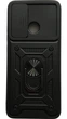 Чехол Camshield c кольцом-подставкой на Xiaomi Redmi 10C черный - изображение 2