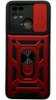 Чехол Camshield c кольцом-подставкой на Xiaomi Redmi 10C красный - изображение 1