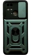 Чехол Camshield c кольцом-подставкой на Xiaomi Redmi 10C зеленый - изображение 1