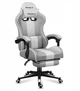 Ігрове крісло HUZARO Force 4.7 White Mesh Оббивка тканина Білий - зображення 1