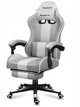Ігрове крісло HUZARO Force 4.7 White Mesh Оббивка тканина Білий - зображення 5