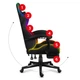 Компьютерное кресло HUZARO Force 4.7 Black RGB ткань - изображение 5