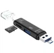 Кардридер Fonken OTG 5 в 1 Micro SD USB 2.0 черный - изображение 2