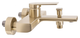 Смеситель для ванны Rea Verso настенный с изливом brushed gold REA-B6565 - изображение 6