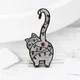 Значок, пин, FunnyPins, Рождественский котик. - изображение 6