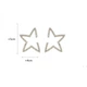 Серьги "Diamond Half Star" - изображение 4
