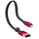 Кабель зарядки Baseus CALMBJ-B91 (2A) (0.23M) та синхронізації для Apple Lightning to USB для iOS пристроїв iPhone Чорний-червоний - изображение 1