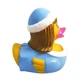 Утка Снегурочка FunnyDucks резиновая L1845 - изображение 5