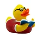 Утка Писатель FunnyDucks резиновая L1827 - изображение 3