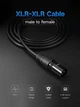 Аудіо кабель UGREEN AV130 Cannon Male to Female Microphone Extension Audio Cable 3m (Black) (20711) - зображення 2