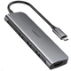Хаб UGREEN CM136 USB Type C to HDMI + USB 3.0*3 + PD Power Converter (50209) - изображение 1