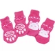 Носки с антискольжением для собак хлопок "Pink Cat" Size L - изображение 1