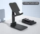 Универсальный держатель подставка Folding desktop phone stand для мобильного телефона черный - изображение 1