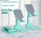Універсальний тримач підставка Folding desktop phone stand для мобільного телефону зелений - зображення 1