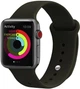 Ремешок UWatch Silicone Strap for Apple Watch 42/44 mm Dark Olive - изображение 3