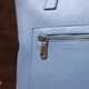 Сумка шопер жіноча шкіряна Shvigel leather-16361 Блакитна - изображение 10