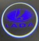 Логотип подсветка двери Лада Lazer door logo light LADA - изображение 3