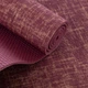 Коврик для фитнеса и йоги джутовый каучуковый Zelart My Fit 2441 2x-слойный 6мм Burgundy - изображение 3