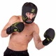 Шлем боксерский кожаный с полной защитой Zelart 3151 размер XL Black-Green - изображение 8
