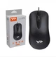 Проводная компьютерная мышь Veron BX48 (симметричная, 1600 dpi, оптическая, 1.6м) - Черный - изображение 1