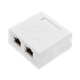 Розетка RJ-45 2-порта кат.5Е FTP LP-214 - изображение 1