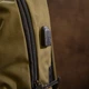 Рюкзак текстильный smart унисекс Vintage 20623 Оливковый - изображение 3