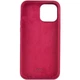Чехол Silicone Case Full Protective (AA) для Apple iPhone 13 Pro (6.1") Бордовый / Maroon Без бренда - изображение 2