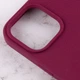 Чехол Silicone Case Full Protective (AA) для Apple iPhone 13 Pro (6.1") Бордовый / Maroon Без бренда - изображение 5