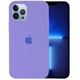 Чохол Silicone Case Full Protective (AA) Apple iPhone 13 Pro (6.1") Бузковий / Dasheen Без бренду - зображення 1