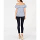 Джинсі Michael Kors Izzy Skinny Mid Rise Jeans NWT, темно-синій, розмір 12 (обхват пояса 85 см) - зображення 4